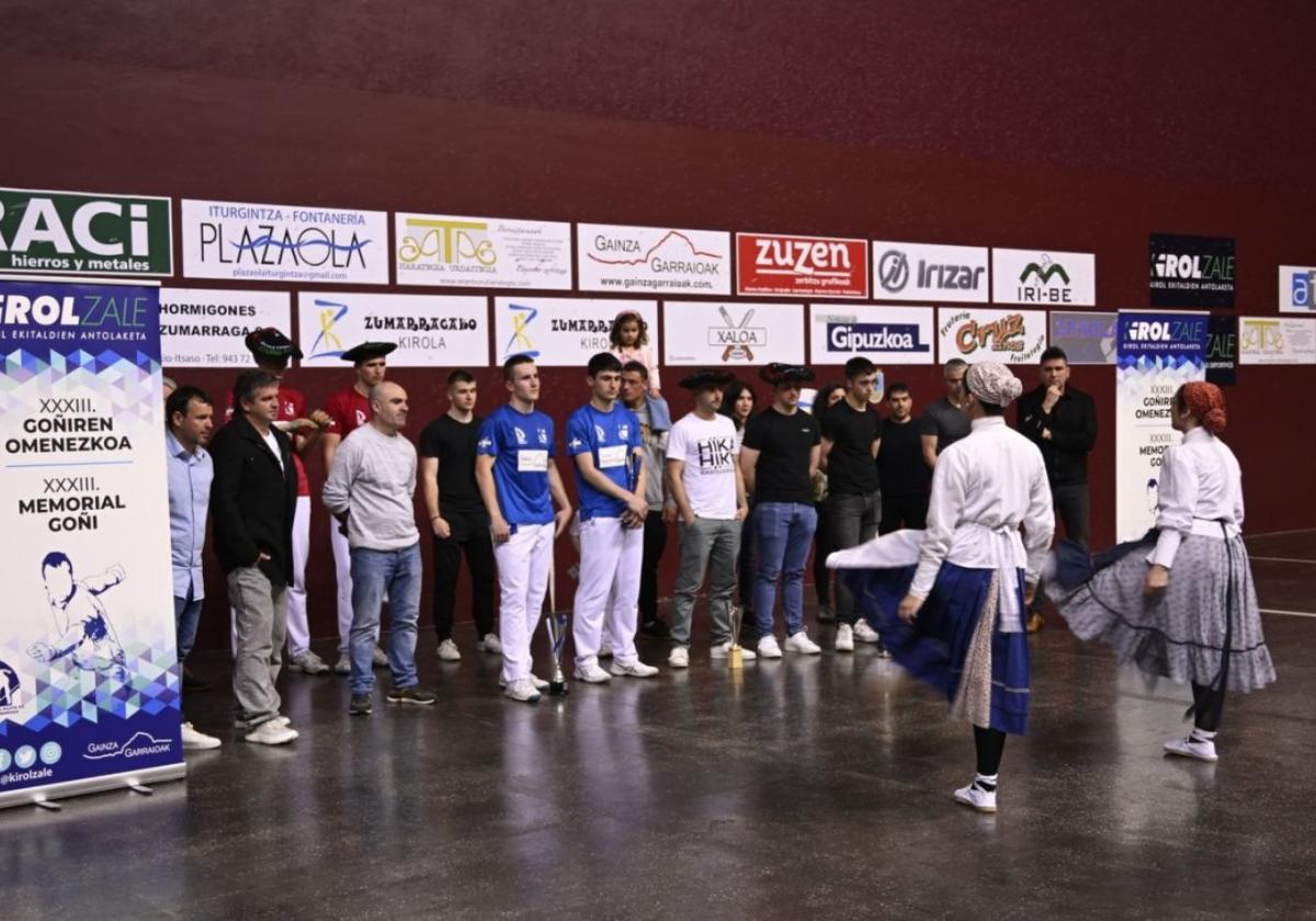 Eñaut Lizeaga, campeón y mejor pelotari del prestigioso Memorial Goñi