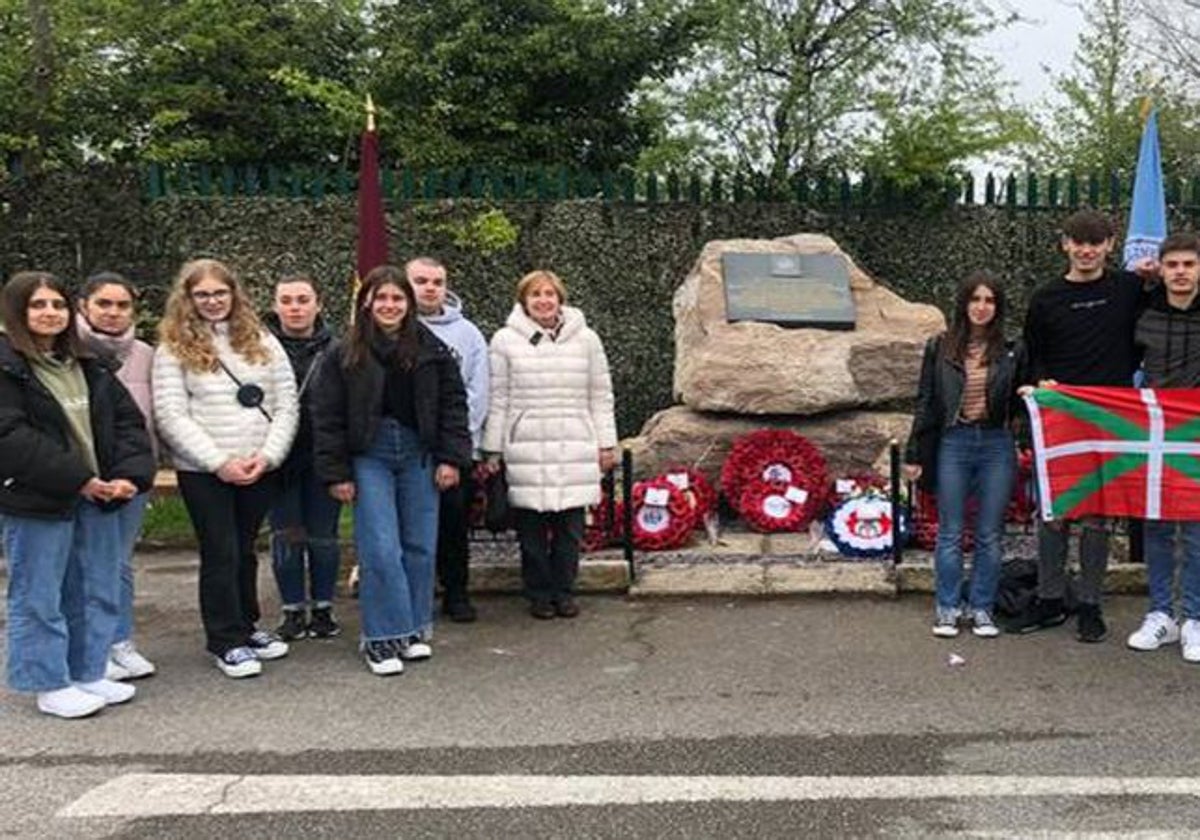 Estudiantes de Hernani Institutua, el año pasado en York.