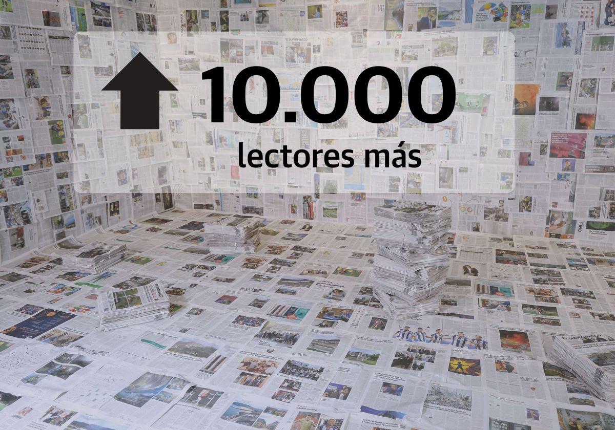 El Diario Vasco refuerza su liderazgo en Gipuzkoa con 10.000 lectores más que hace un año