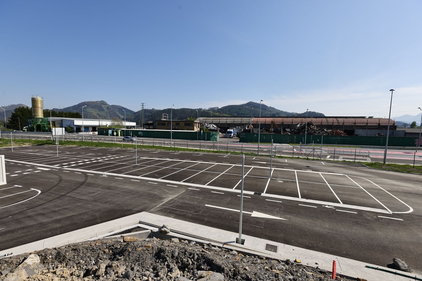 La ciudad deportiva de Areitio va tomando forma