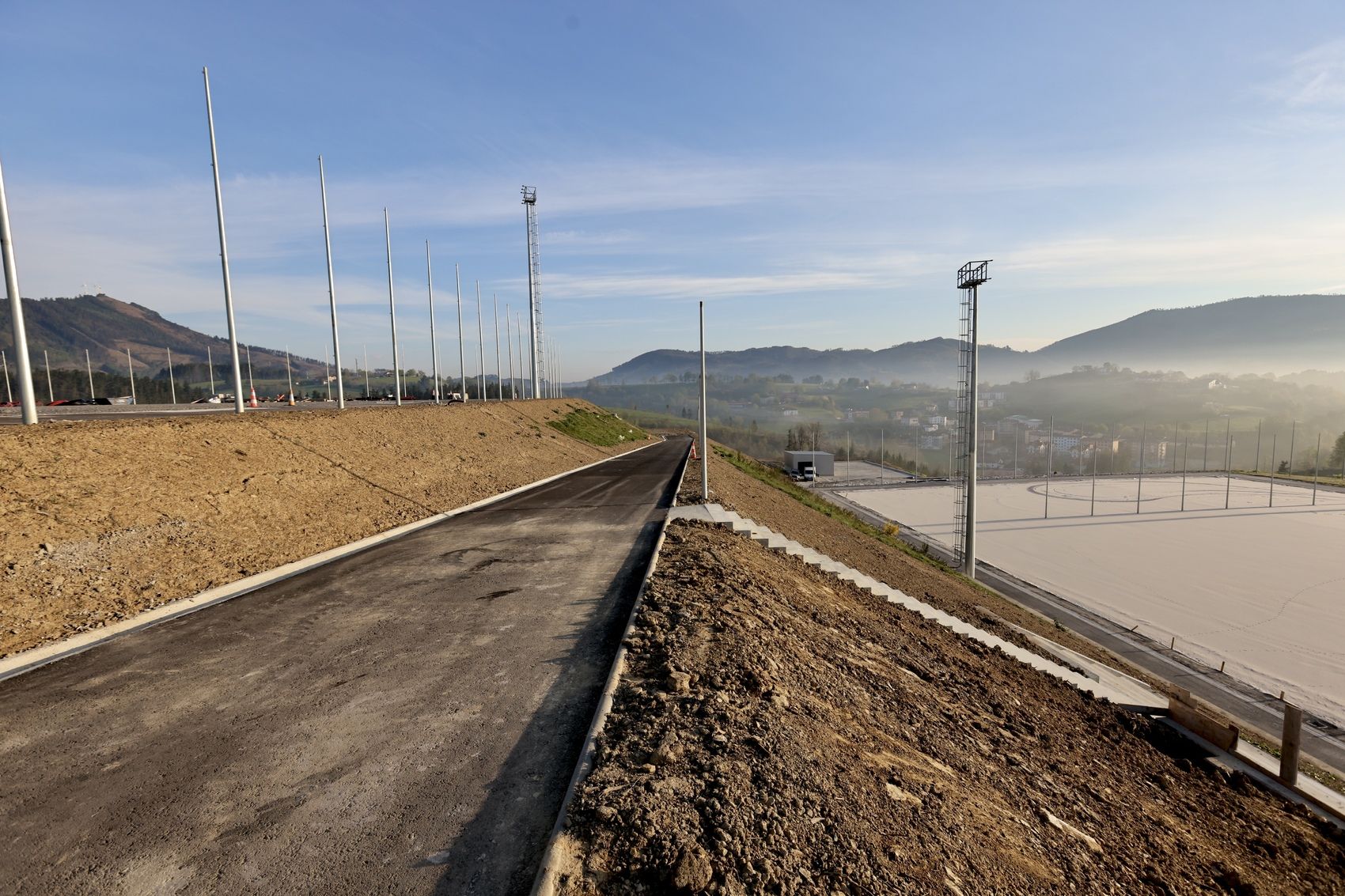 La ciudad deportiva de Areitio va tomando forma