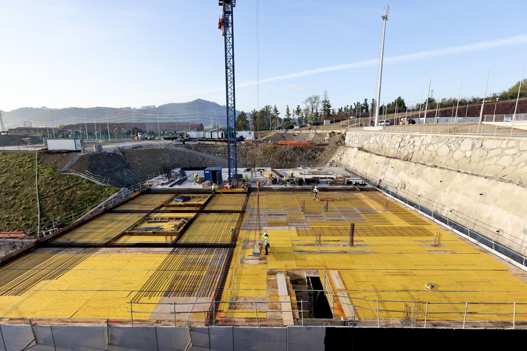 La ciudad deportiva de Areitio va tomando forma