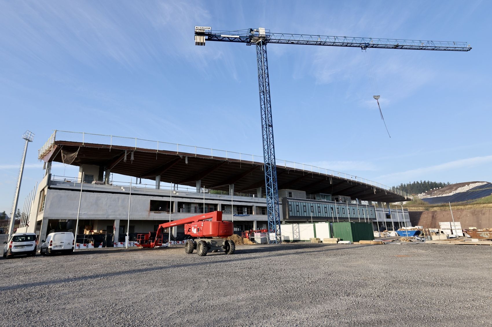 La ciudad deportiva de Areitio va tomando forma