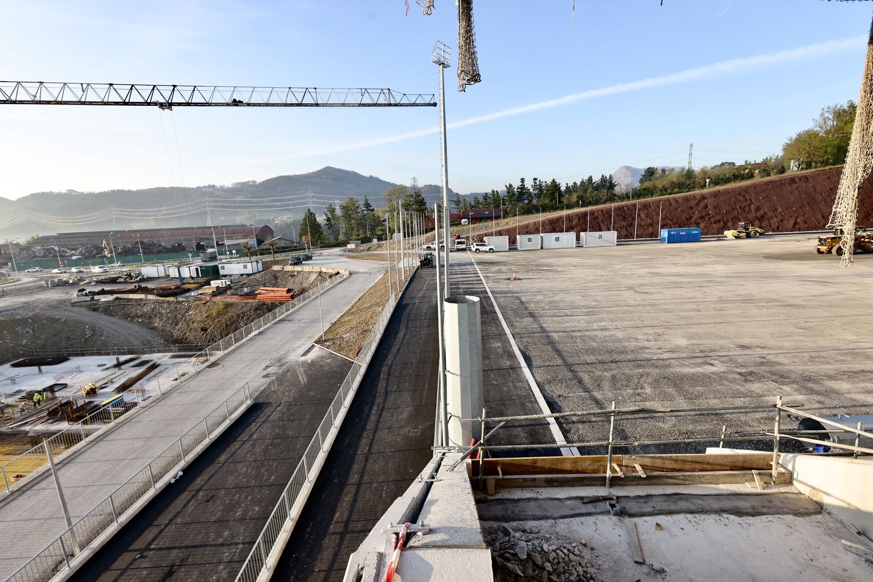 La ciudad deportiva de Areitio va tomando forma