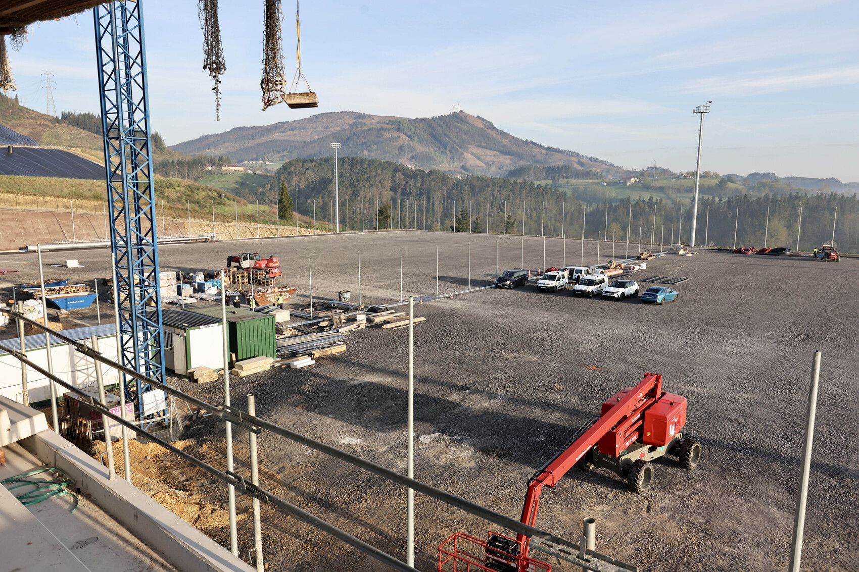 La ciudad deportiva de Areitio va tomando forma
