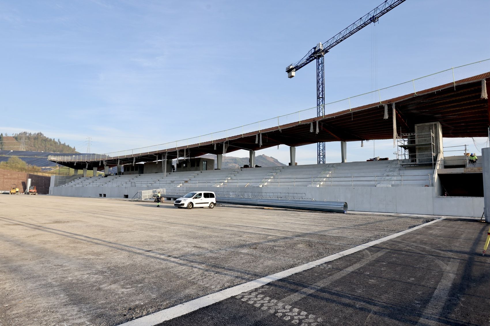 La ciudad deportiva de Areitio va tomando forma