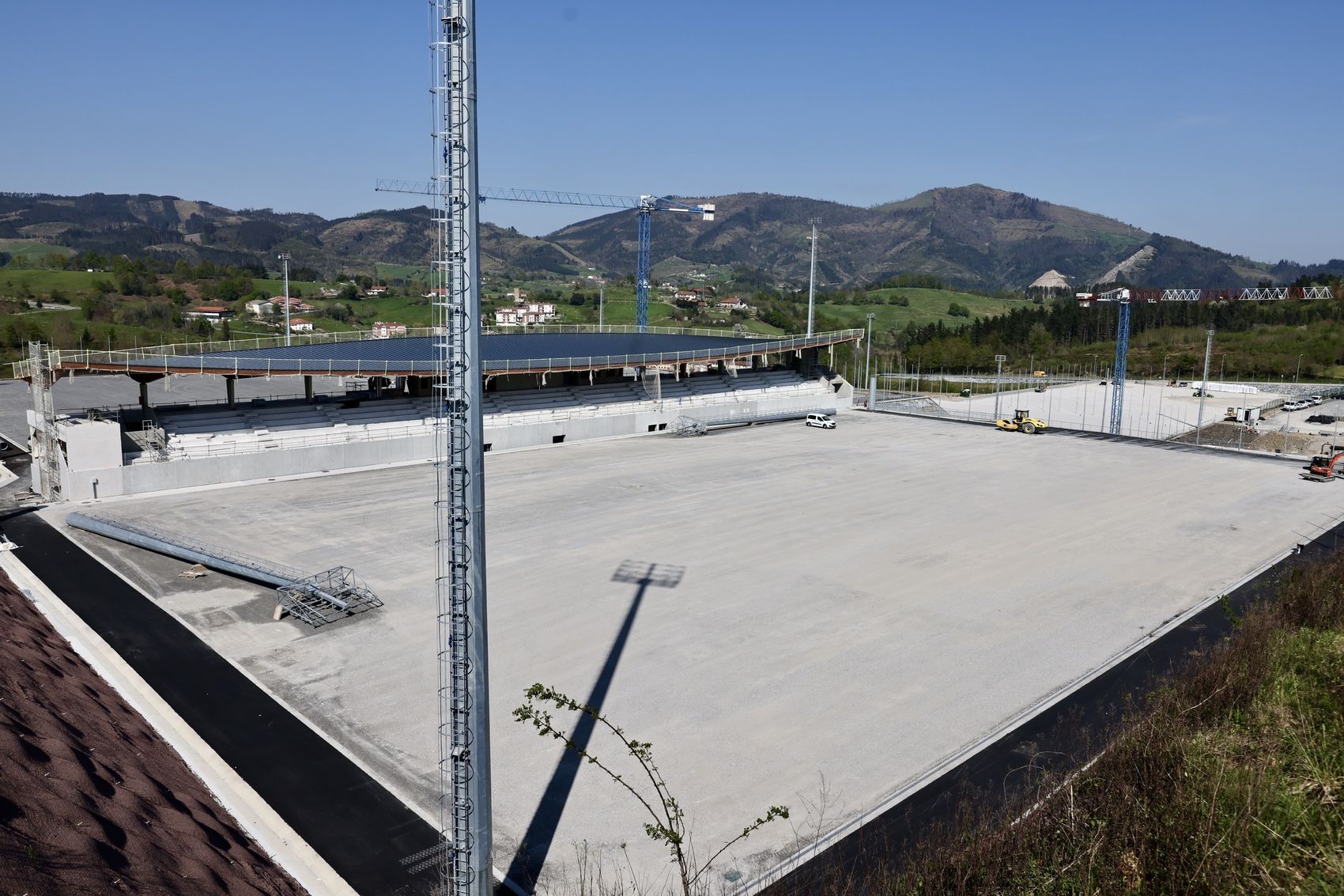 La ciudad deportiva de Areitio va tomando forma