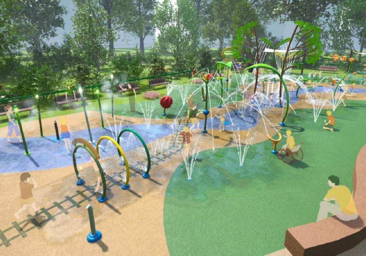 Arrancan las obras del Parque del Agua en Atsobakar, uno de los más grandes de Euskadi