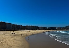 Los claros habían sido predominantes en Donostia durante la jornada del viernes.