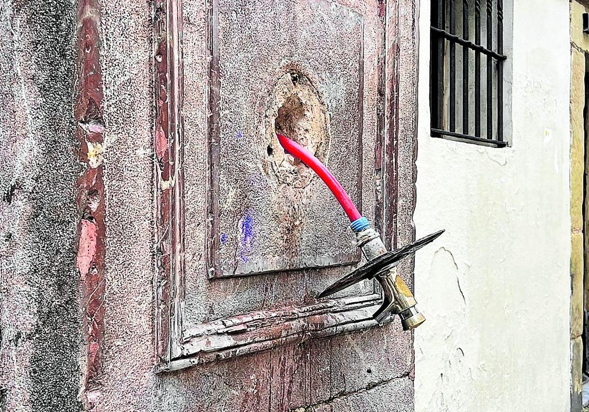 Sirimiri: la fuente más antigua de Donostia, inservible