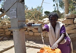 Uno de sus proyectos garantiza a la población de Tigray el acceso a agua segura.