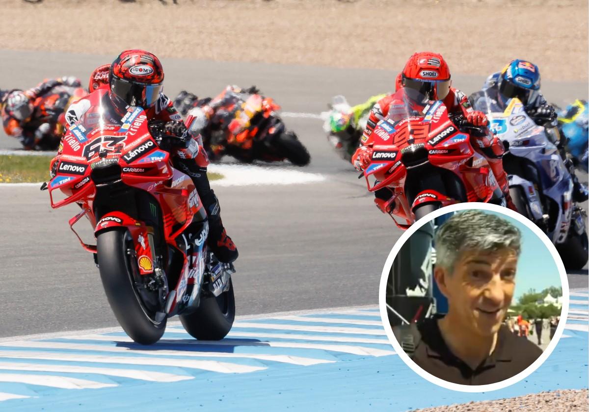 Imanol desconecta con MotoGP en Jerez tras el anuncio del fin de su etapa en la Real: «Hoy no toca hablar de fútbol»