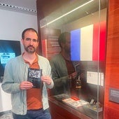 El historiador Raúl López Romo, en el Memorial de Vitoria.