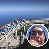 El apagón sorprende a una familia de Cuenca en pleno ascenso de la Montaña Suiza de San Sebastián: «Nos subimos hasta tres veces»