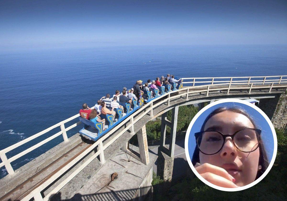 El apagón sorprende a una familia de Cuenca en pleno ascenso de la Montaña Suiza de San Sebastián: «Nos subimos hasta tres veces»