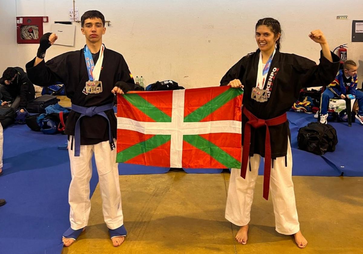Piñero y Calero triunfan en Portugal con dos medallas cada uno