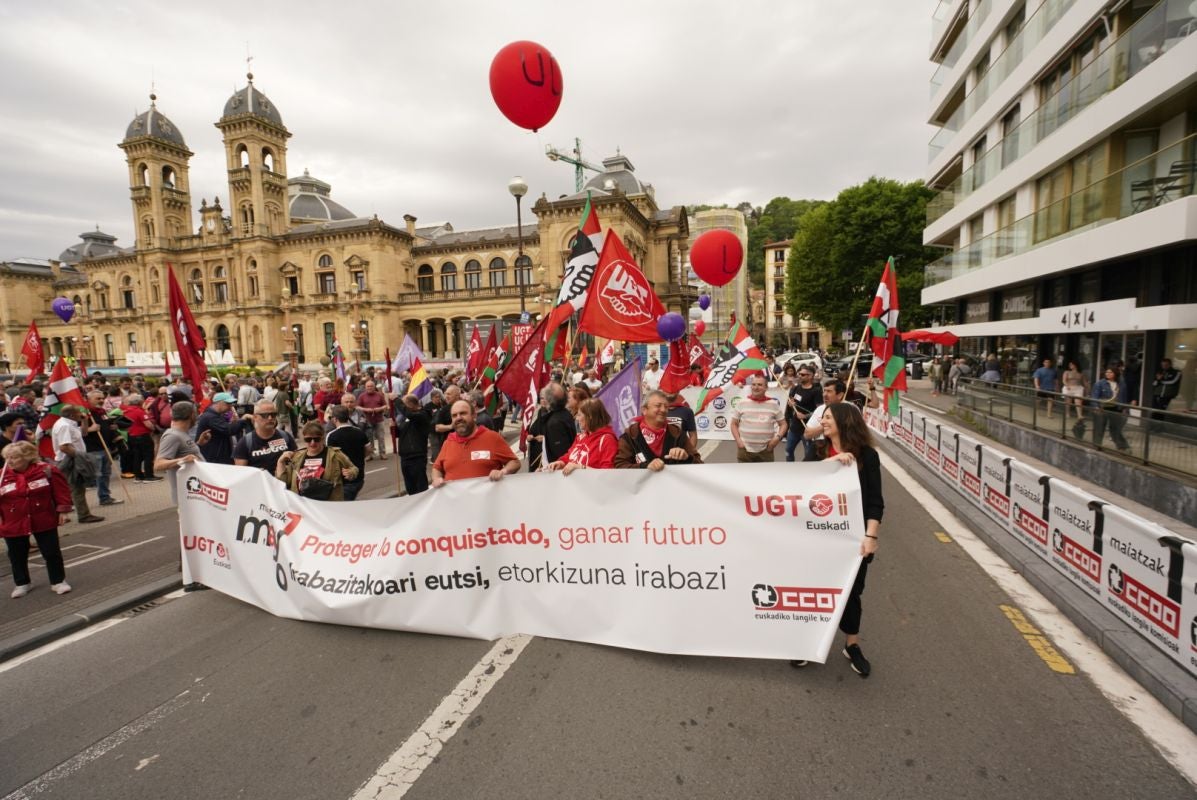 La marcha del 1 de Mayo en Euskadi