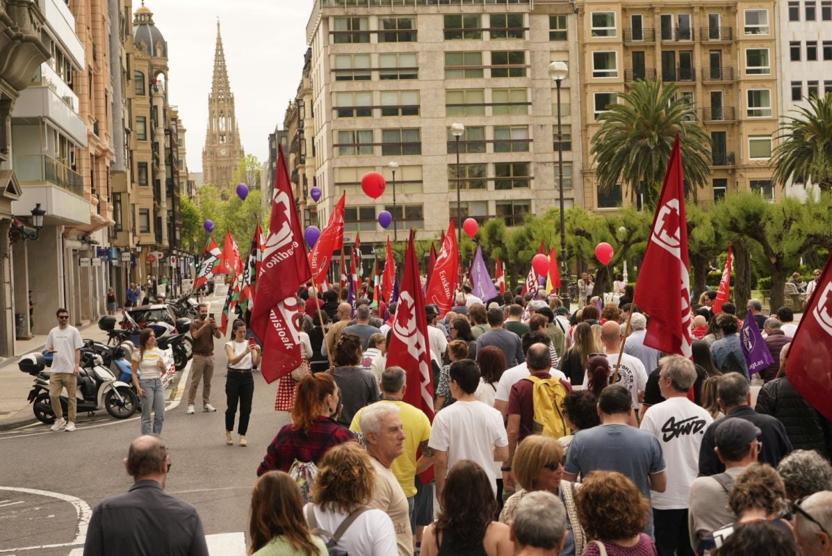 La marcha del 1 de Mayo en Euskadi