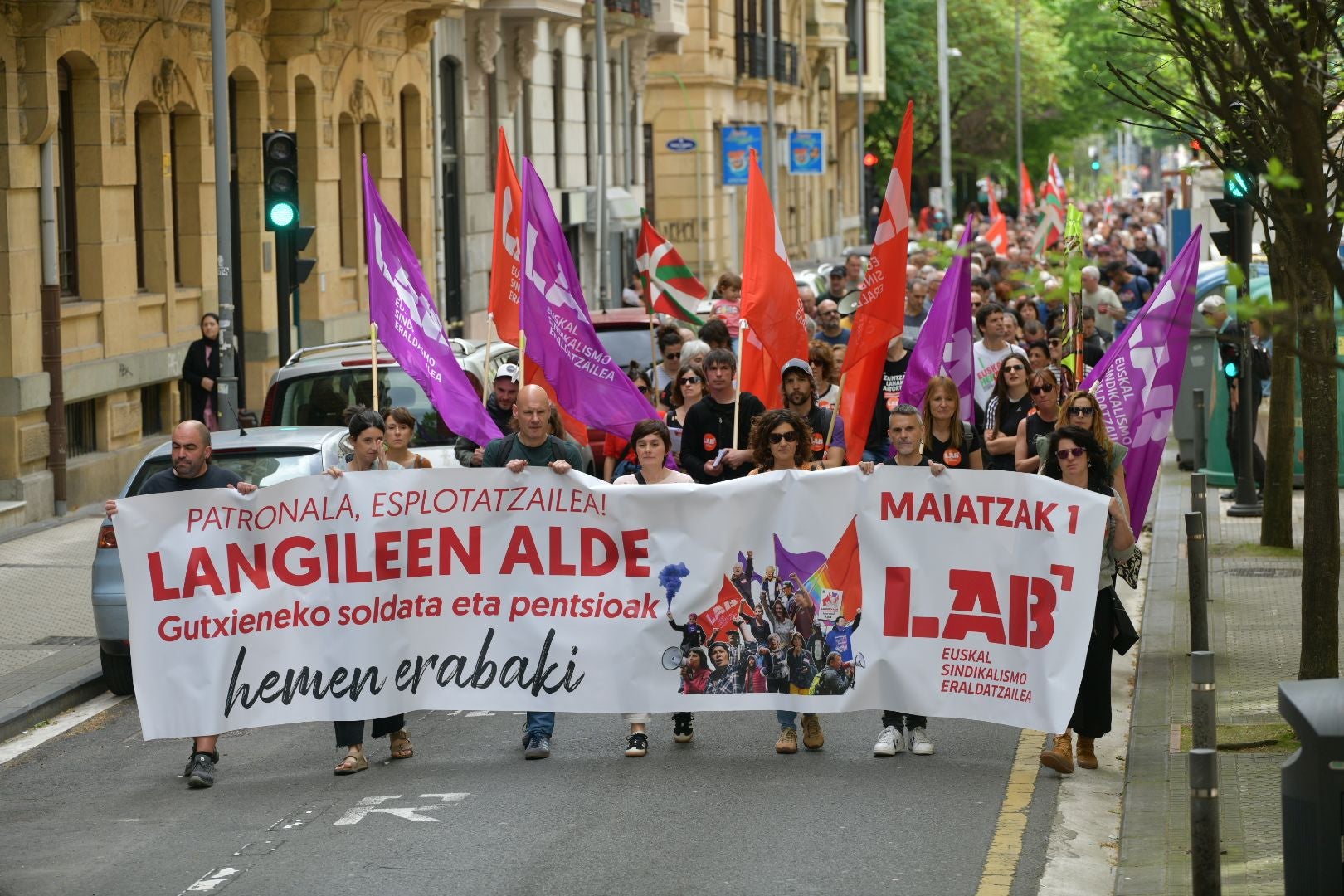 La marcha del 1 de Mayo en Euskadi