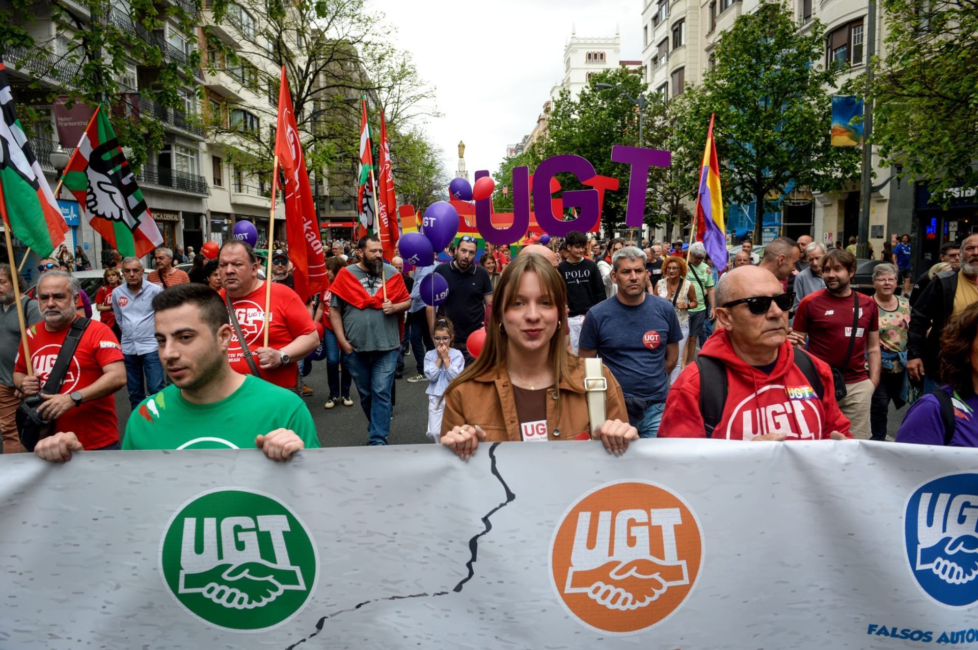 La marcha del 1 de Mayo en Euskadi