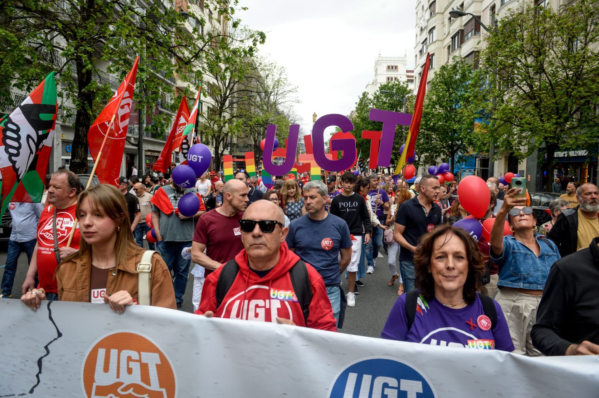 La marcha del 1 de Mayo en Euskadi