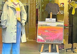 Imagen de la exposición del año pasado en uno de los escaparates.