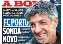 Imanol Alguacil, protagonista de la portada de A Bola.