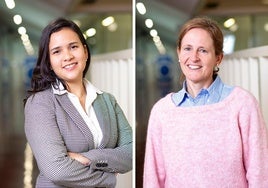 Stephanía Mosquera y Macarena Larrea, investigadoras del Lab de Energía y Medioambiente de Orkestra.