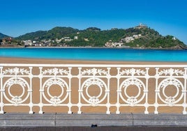 Vista de la bahía de La Concha de San Sebastián.