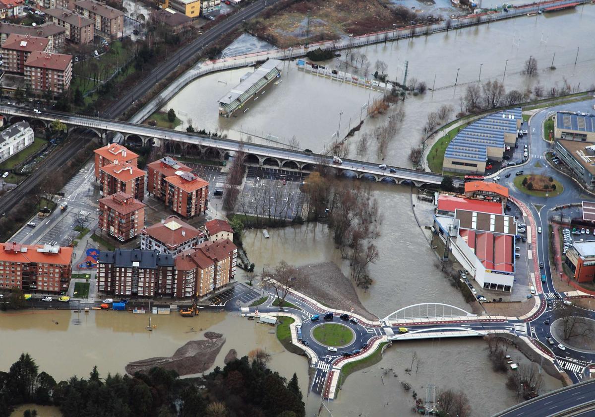 Gipuzkoa tiene más de 300 equipamientos en riesgo de inundación en 38 municipios