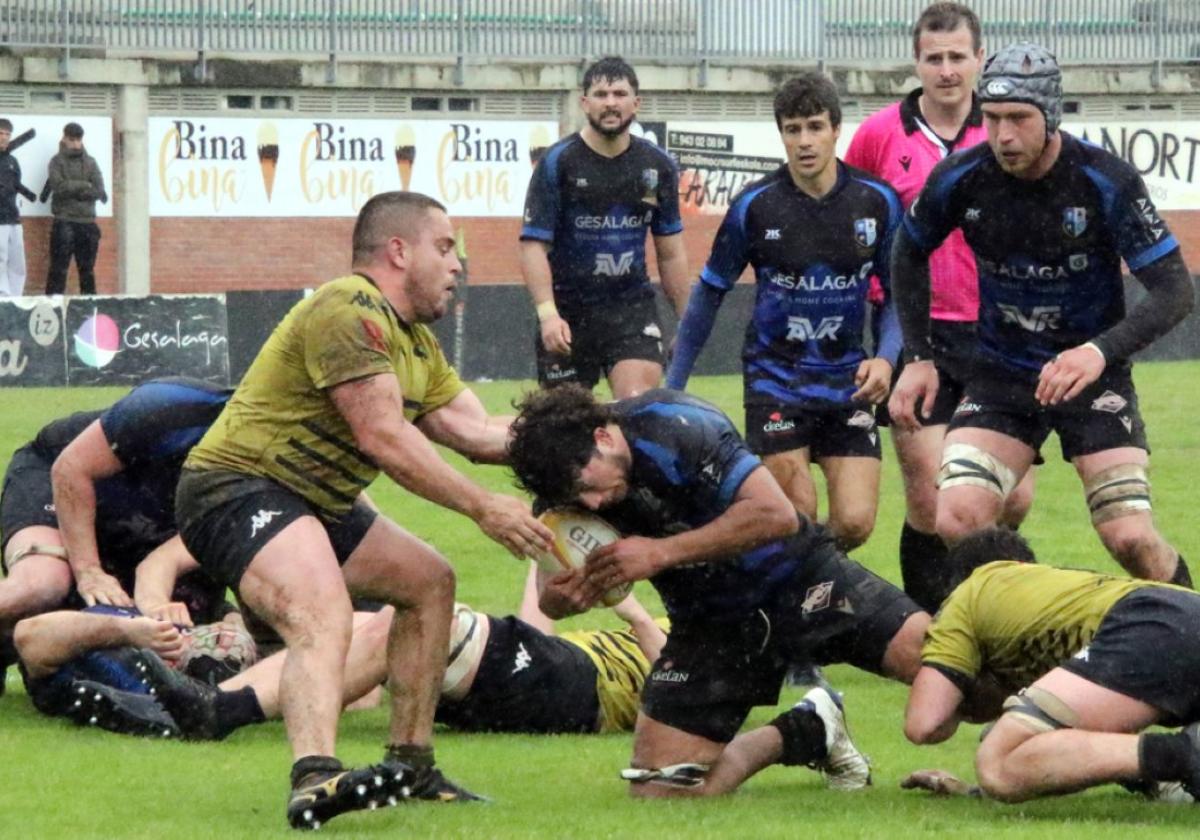 El partido con el Getxo en Asti fue muy intenso pero la victoria cayó del lado local por 13 a 7.