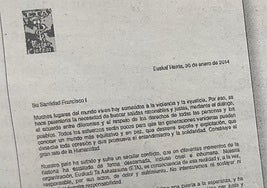 Carta de ETA al Papa Francisco del 30 de enero de 2014