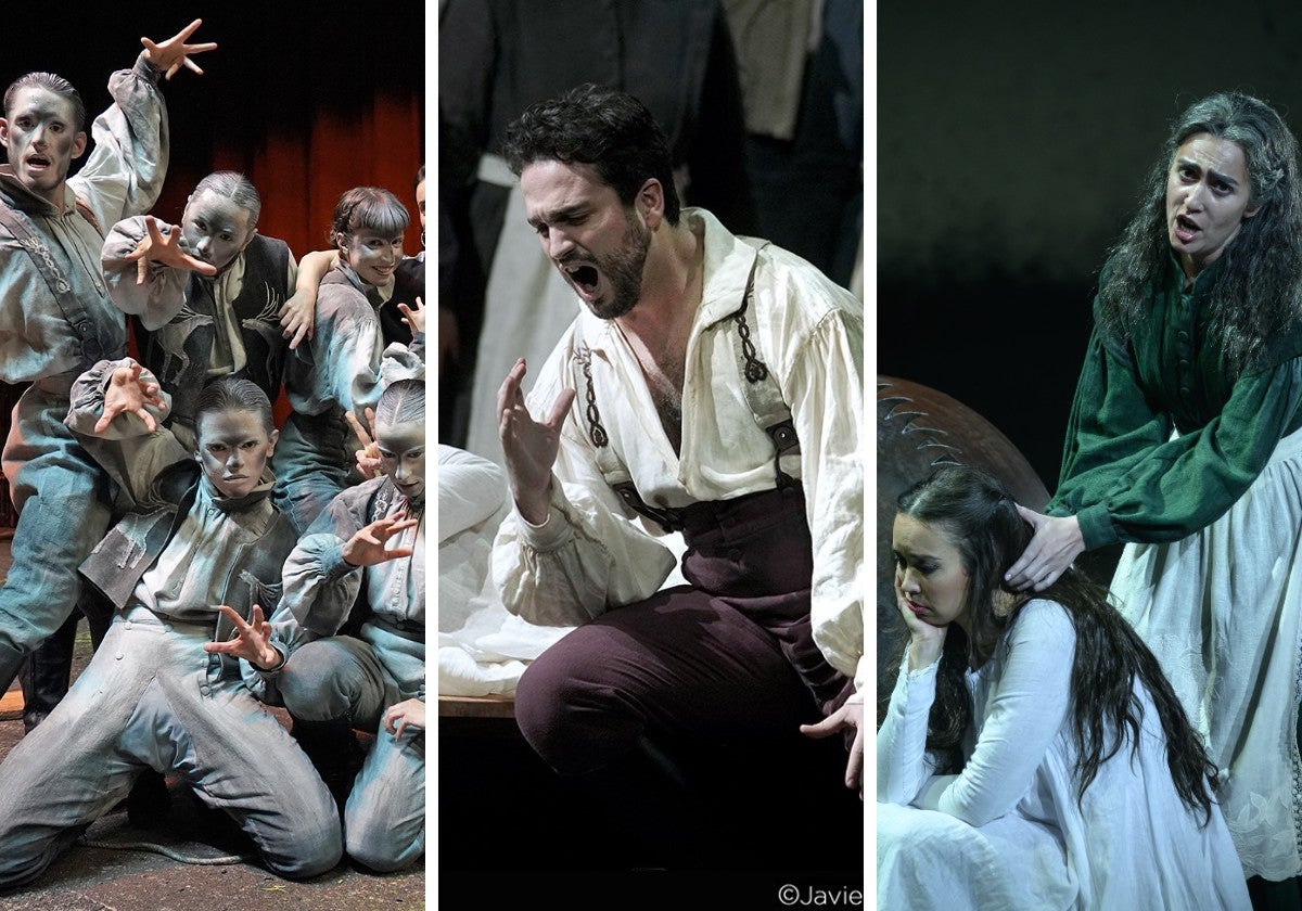 La 'Sonnambula' guipuzcoana que triunfa en el Liceu: ovaciones para Xabier Anduaga, Carmen Artaza e Iratxe Ansa