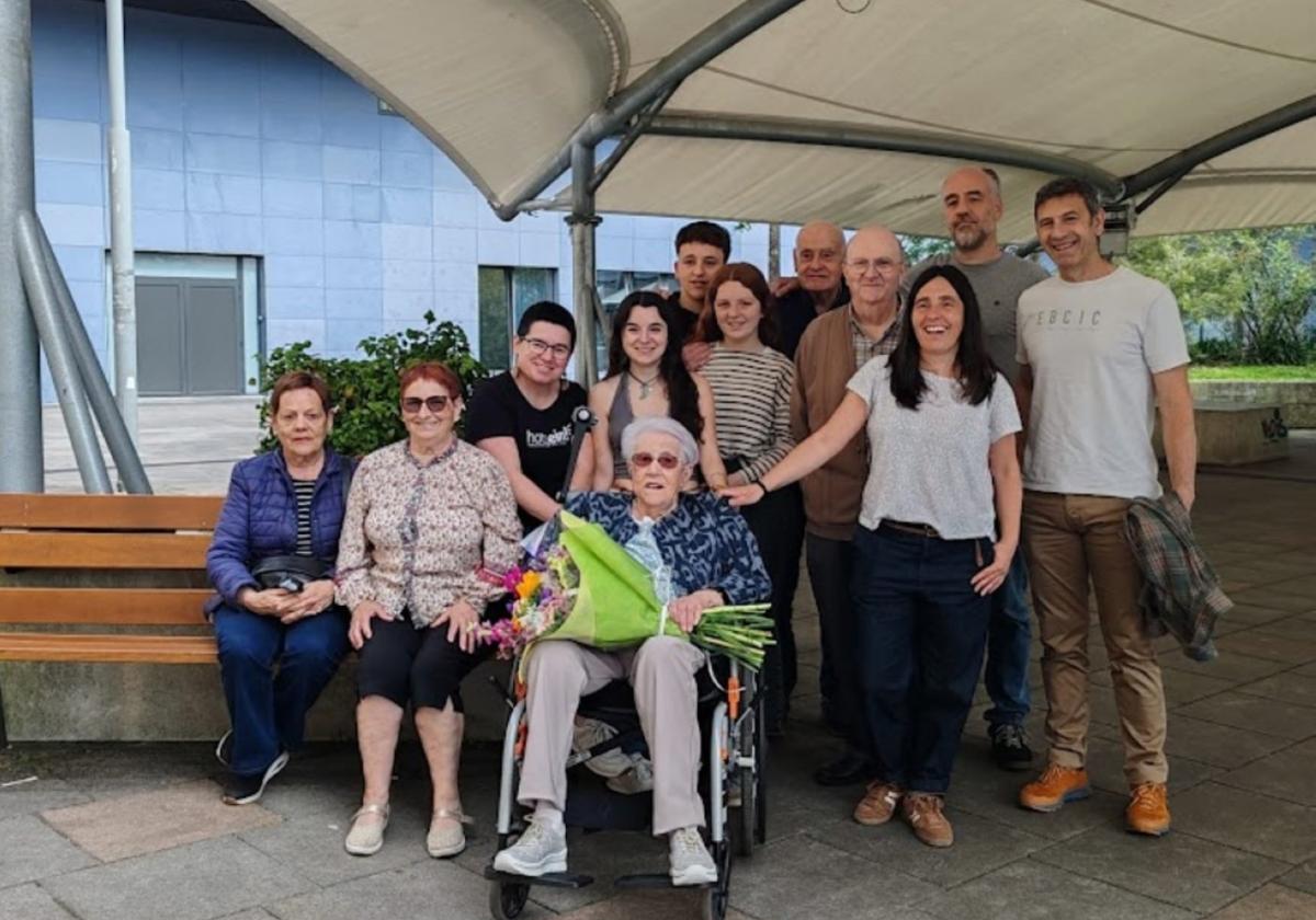 Homenaje a una centenaria