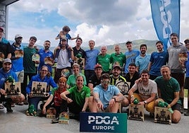 Participantes en la cita que ha tenido lugar en Irrisarri Land.