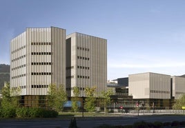Recreación de la nueva Torre Cuántica que se construirá en el CIC nanoGUNE.