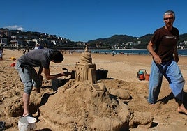 Imagen de archivo de la primera edición del concurso de castilllos de arena.