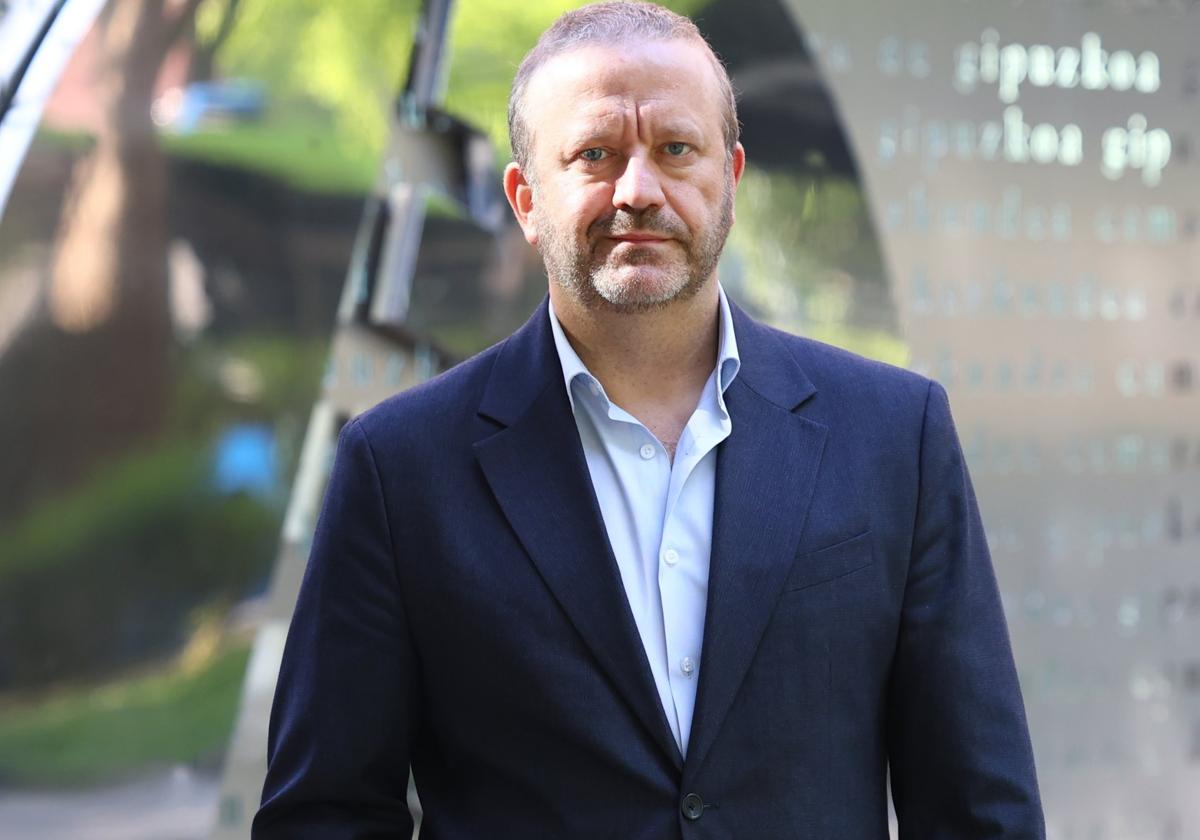 Juan Luis Manfredi, en la Cámara de Comercio de Gipuzkoa.