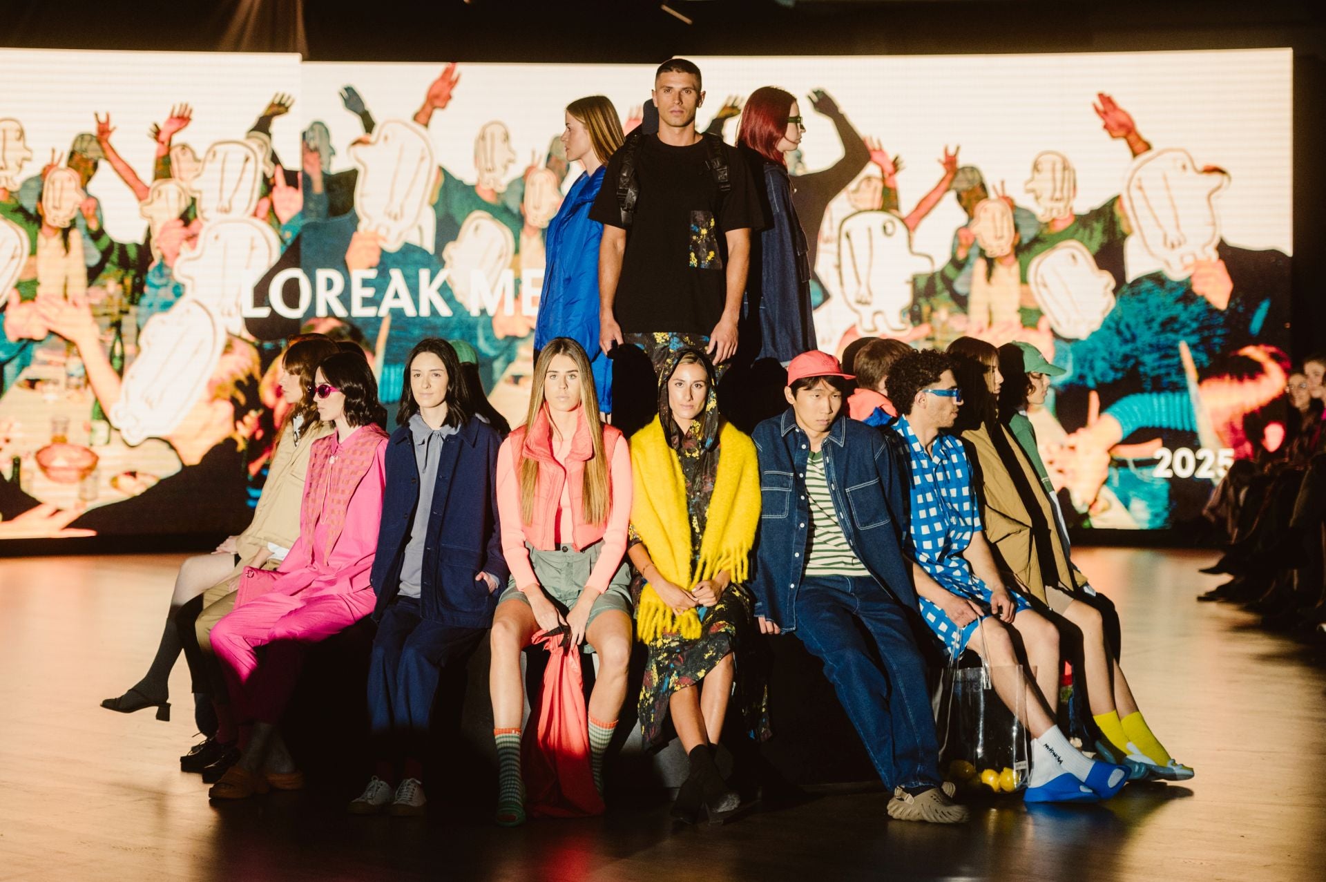 El desfile 30 aniversario de Loreak Mendian
