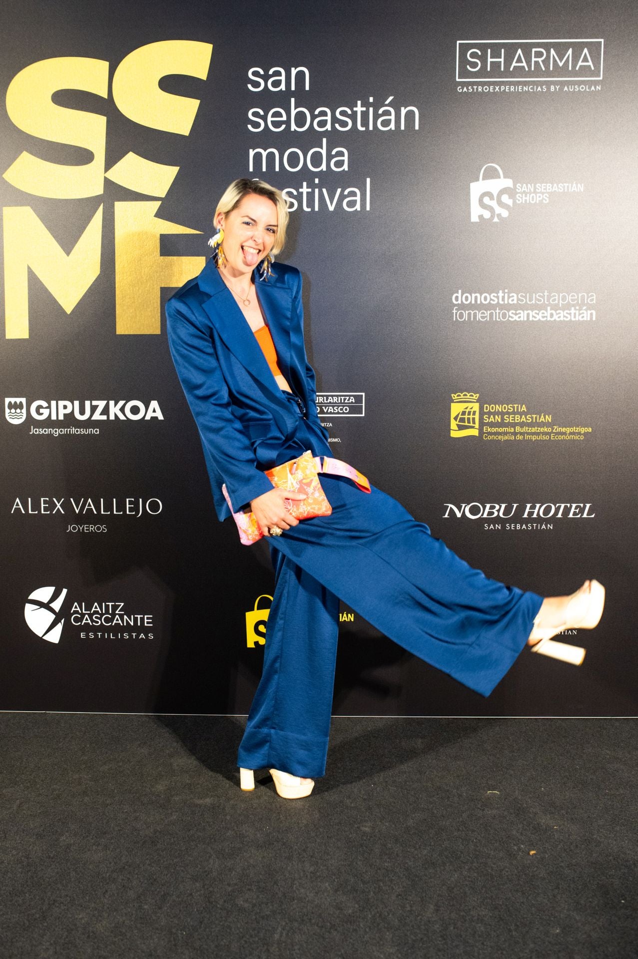 Diversión en el photocall de Loreak Mendian