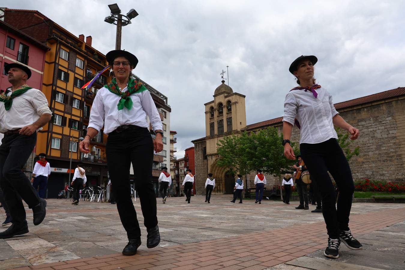 Gran fiesta de Dantzari Astea en Hernani