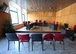 Sala de vistas. Es una de las más grandes y donde también se celebran bodas.