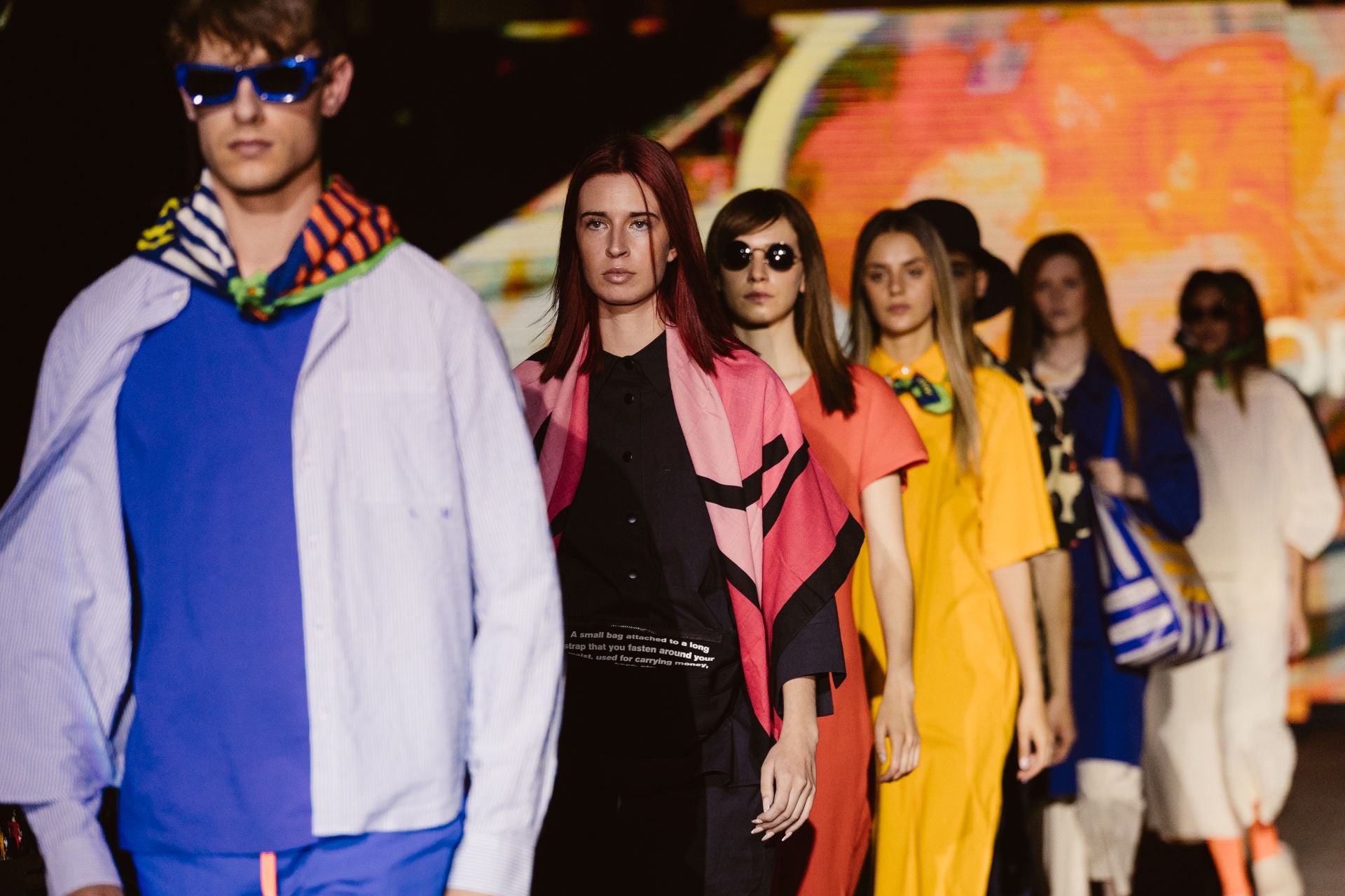 Las imágenes del desfile de Loreak Mendian en San Telmo