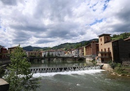 Una vista de Tolosa con amenaza de lluvia.