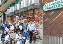 Entrega de premios de la porra del Ostadar en Larrañaga.