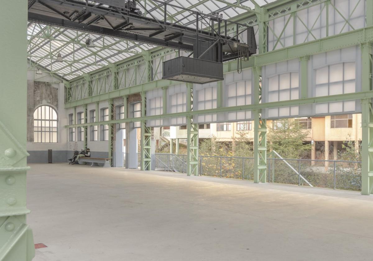 Estado del proyecto en la antigua fábrica de cañones de Placencia de las Armas (Soraluze)