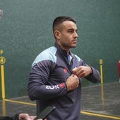 Iker Larrazabal, en la elección de material del Ogueta.