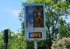 Termómetro que marca siempre mal la temperatura en San Sebastián.