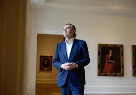 Miguel Zugaza, en una de las salas del Bellas Artes.