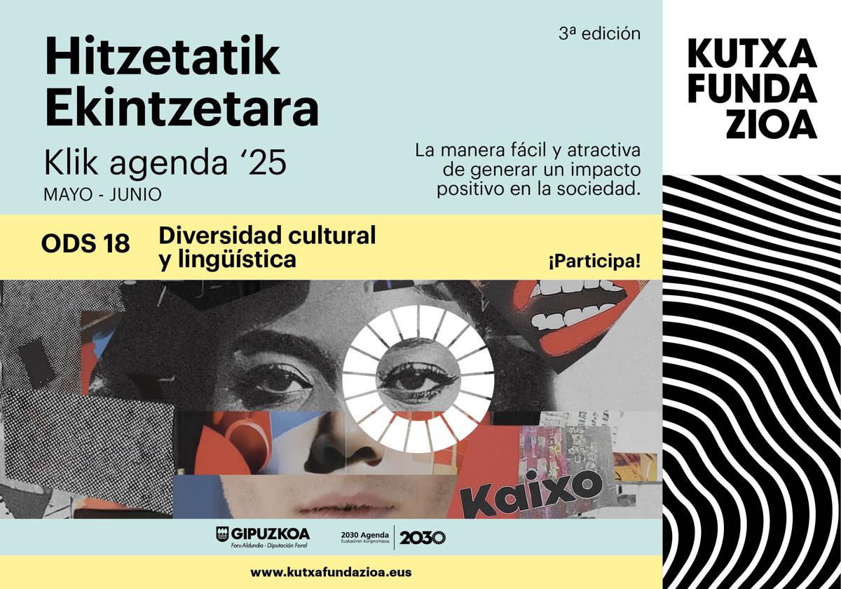 Hitzetatik Ekintzetara, centrada este año en la diversidad cultural y lingüística
